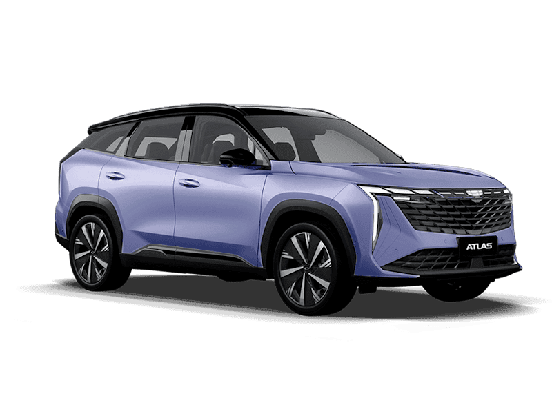 Купить Geely Atlas NEW в Екатеринбурге - Starry Blue / Серо-голубой металлик